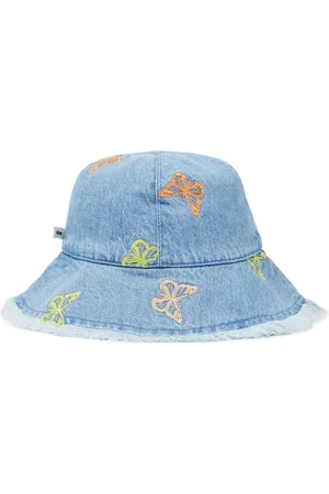 The New Society Bestickter Hut Burbank aus Denim