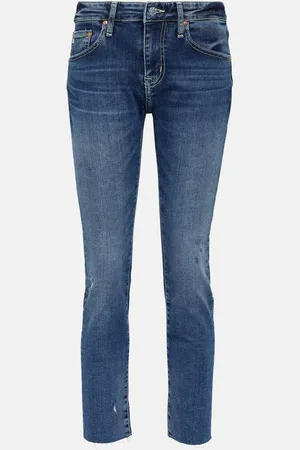 AG Jeans Mid-Rise Slim Jeans Ex-Boyfriend