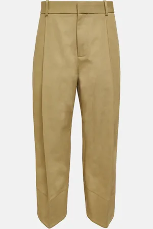 Bottega Veneta Gerade Hose aus Baumwoll-Twill