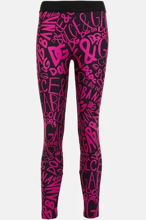 Dolce & Gabbana Bedruckte Ski-Leggings