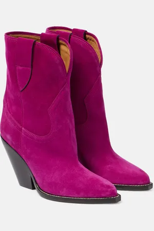 Isabel Marant Westernstiefel Leyane aus Veloursleder