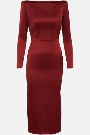 ALEX PERRY Midikleid aus Crêpe