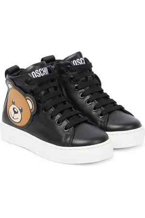 Moschino High-Top Sneakers aus Leder