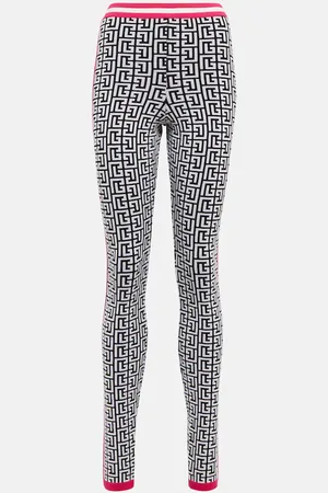 Balmain Leggings aus einem Wollgemisch