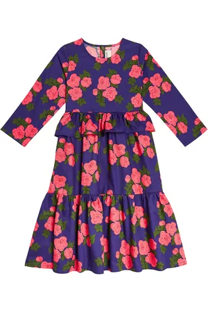 Mini Rodini Kleid Roses aus Baumwolle