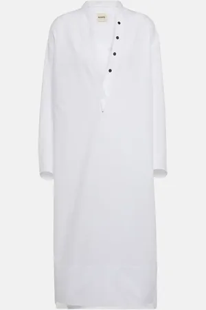 Khaite Midikleid Brom aus Baumwolle