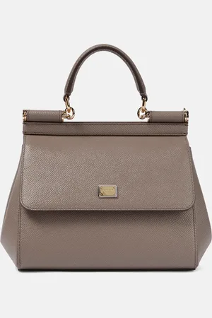 Dolce & Gabbana Tote Sicily Small aus Leder