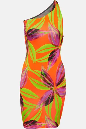 Louisa Ballou One-Shoulder-Minikleid Plunge