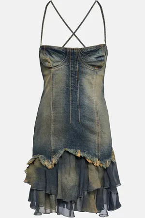 BLUMARINE Minikleid aus Denim