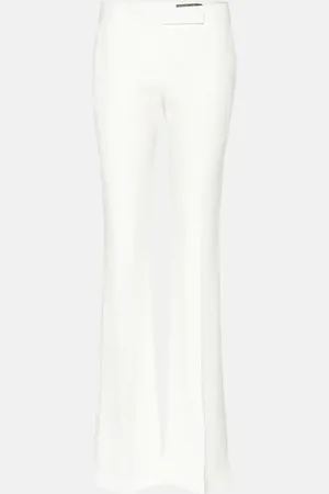 Alexander McQueen Schlaghose aus Crêpe