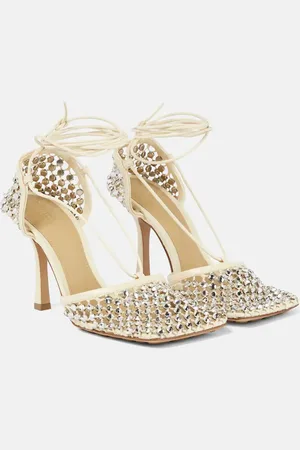 Bottega Veneta Verzierte Pumps Sparkle Stretch aus Leder