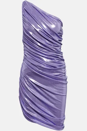Norma Kamali Minikleid Diana aus Lamé