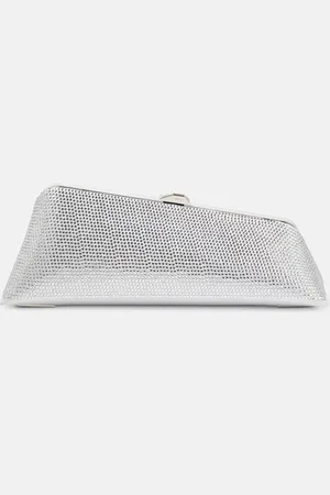 The Attico Verzierte Clutch Long Night aus Leder
