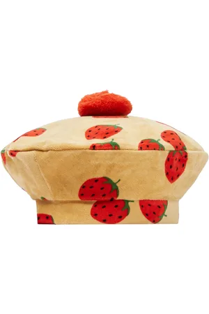 Mini Rodini Bedrucktes Barett aus Samt