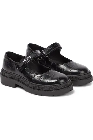 VERSACE Ballerinas Mary Jane aus Leder