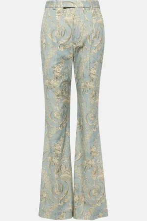 Vivienne Westwood High-Rise-Schlaghose Ray aus Baumwolle