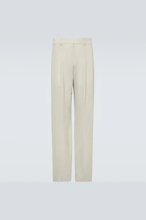 Bottega Veneta Weite Hose aus einem Wollgemisch