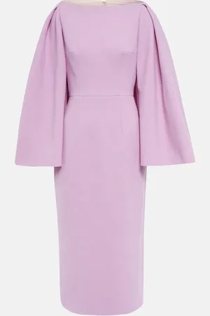 EMILIA WICKSTEAD Midikleid Switzy aus Crêpe
