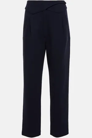 Blazé Milano Blazé Milano High-Rise-Hose Basque aus Schurwolle