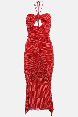 ALEXANDRE VAUTHIER Bedrucktes Midikleid