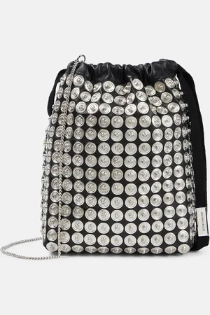 ANN DEMEULEMEESTER Verzierte Bucket-Bag Edia Mini aus Leder
