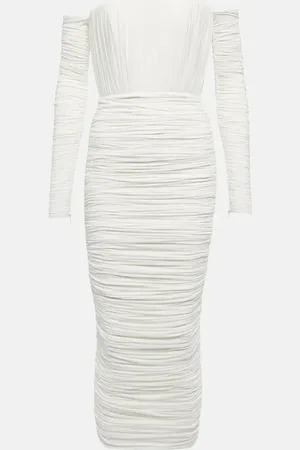 ALEX PERRY Off-Shoulder-Midikleid Sterling