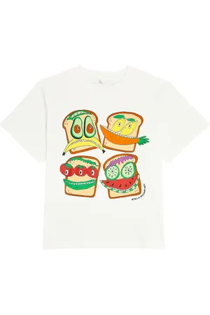 Stella McCartney Bedrucktes T-Shirt aus Baumwolle