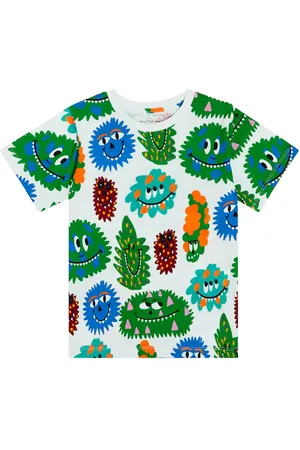 Stella McCartney Bedrucktes T-Shirt aus Baumwolle