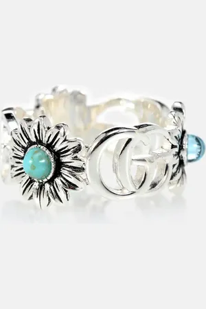 Gucci Ring aus Sterlingsilber mit Topas