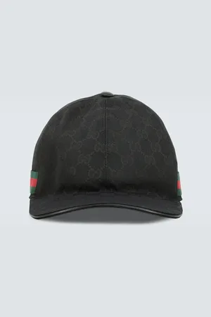 Gucci Baseballcap Web Stripe GG aus Canvas