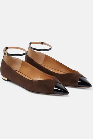 Aquazzura Ballerinas Pinot aus Veloursleder