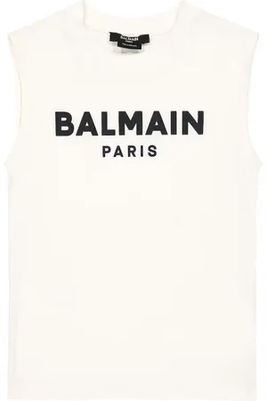 Balmain Top aus Baumwoll-Jersey