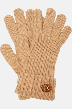 Gucci Handschuhe Double G aus Wolle und Kaschmir