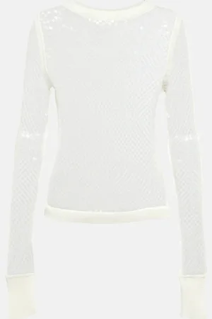 Jean Paul Gaultier Longsleeve mit Pailletten