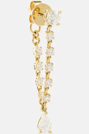 Anita Einzelner Ohrring Olivia aus 18kt Gelbgold mit Diamanten