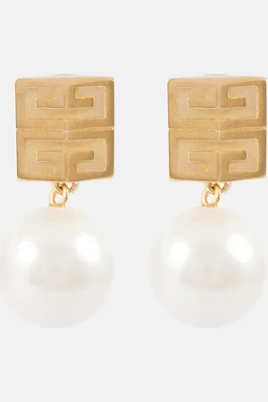 Givenchy Ohrringe 4G mit Zierperlen