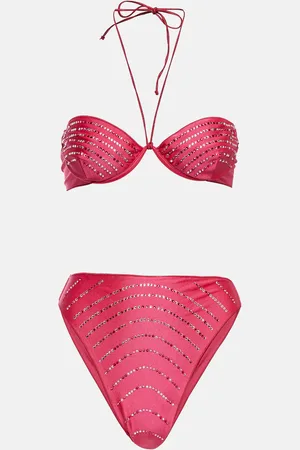 Oseree Oséree Bikini Gem mit Kristallen