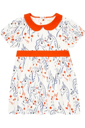 Mini Rodini Kleid aus einem Baumwollgemisch