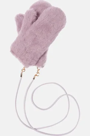 Max Mara Fäustlinge Ombrato aus Teddyfleece