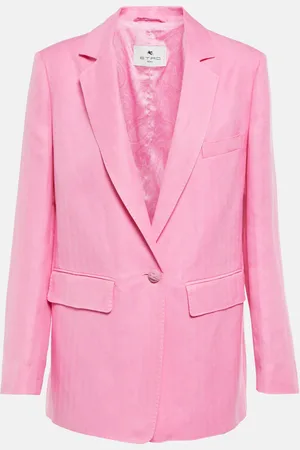 Etro Blazer aus Seide und Leinen