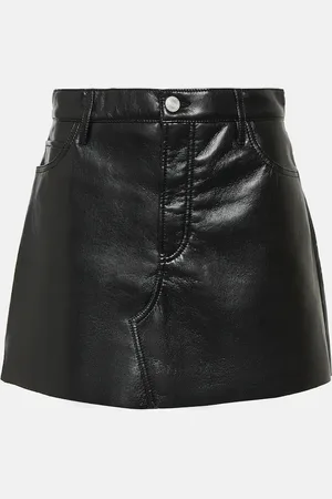 Frame Minirock Le High "N" Tight aus Leder