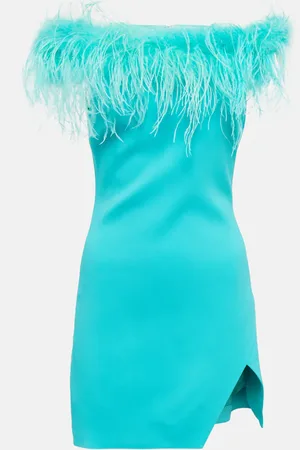 GIUSEPPE DI MORABITO Minikleid mit Federn