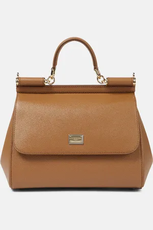 Dolce & Gabbana Tote Sicily Medium aus Leder