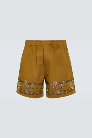 BODE Bestickte Shorts aus Baumwolle