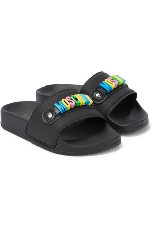 Moschino Pantoletten aus Gummi