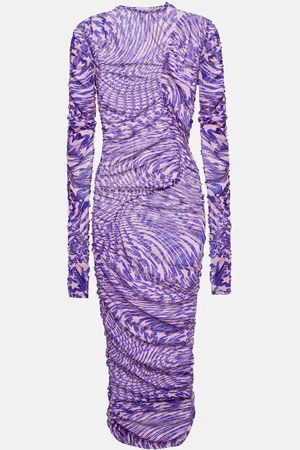 MUGLER Midikleid aus Mesh