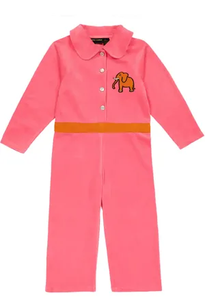 Mini Rodini Bestickter Jumpsuit aus Baumwolle