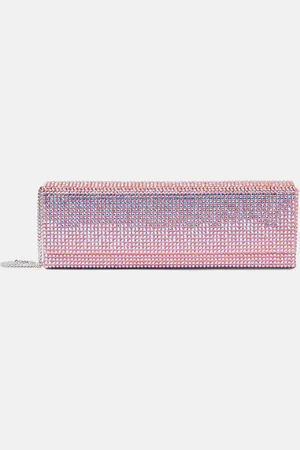Amina Muaddi Verzierte Clutch Super Amini Paloma