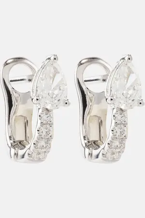 Anita Ohrringe aus 18kt Weißgold mit Diamanten