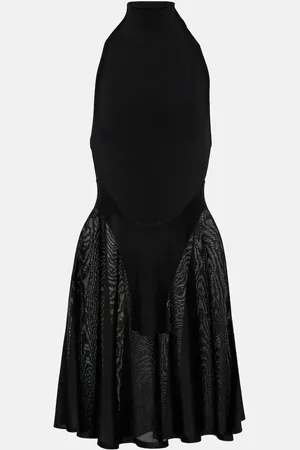 Alaïa Alaïa Minikleid aus Jersey und Mesh
